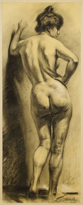 1903 - Nudo femminile di schiena 